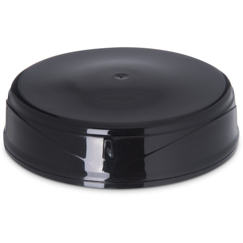 Dinex DX3353IL03 DuraTherm Black Insulated 9 oz Soup Bowl Lid - 48/Case