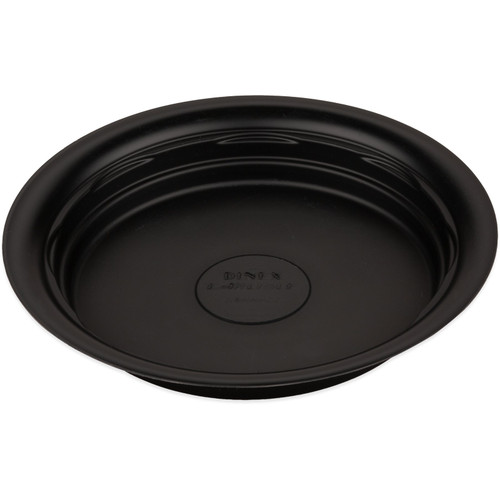 Dinex DXHHPL703 8" Black Polypropylene High Heat Disposable Plate
