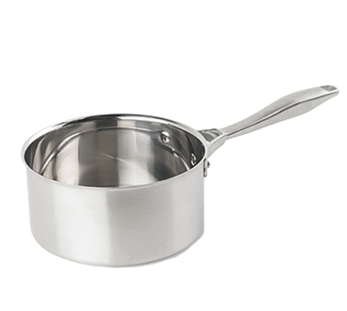 Vollrath 47741 4.50 Qt Stainless Steel and Aluminum Clad Bottom Intrigue Stainless Steel Sauce Pan