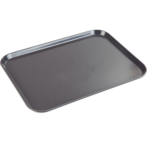Dinex DX1089M44 15" X 20" Flat Graphite Grey Tray