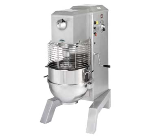 Univex SRM80+ 29.75" W x 58.38" H x 44.63" D 80 Qt. Stainless Steel Variable Speed Mixer