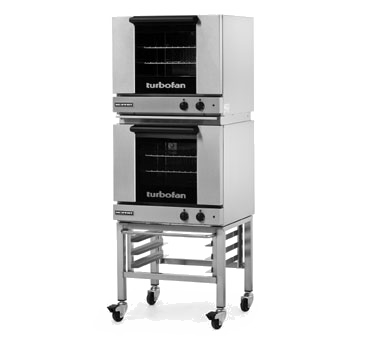 Moffat E23M3 Doublestack casters Turbofan Double Stacked Electric Convection Oven (2 each E23M3 +1 each DSK22/23C)