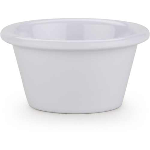 Carlisle S85202 2 5/8" Dia. Plastic White Ramekin