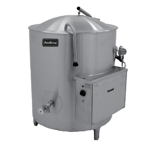 AccuTemp ALHEC-80-E 80 Gal. Stainless Steel Electric AccuTemp Edge Series Stationary Kettle - 208 Volts