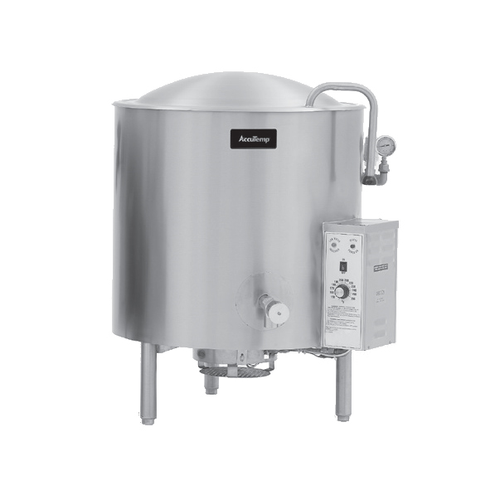 AccuTemp ALLGB-40F-LP 40 Gal. Full Jacket Liquid Propane AccuTemp Edge Series Stationary Kettle - 83,100 BTU