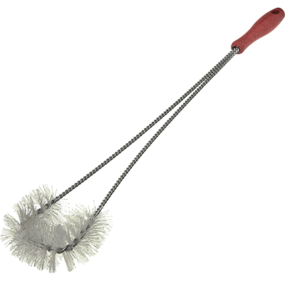 Carlisle 4011205 24" W Red Plastic Sparta Fryer Brush