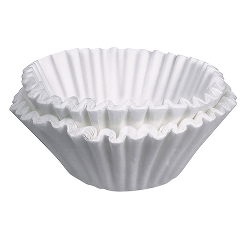 BUNN 20122.0000 9.75" x 4.25" White Regular Fast Flow for 12 Cups Decanter Brewers Paper Filters