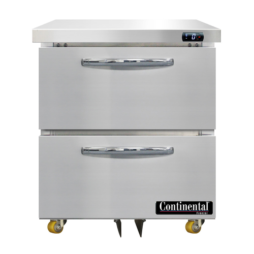 Continental Refrigerator DF27N-U-D 27.5"W One-Section Designer Line Undercounter Freezer