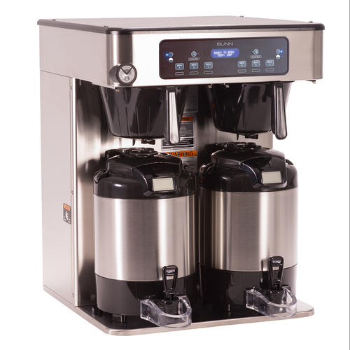 Bunn 53200.0100 Stainless Steel ICB TWIN Automatic Coffee Brewer - 120-240 Volts 6000 Watts