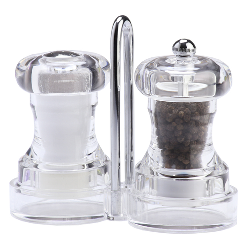Chef Specialties 01630 Capstan 4" Salt / Pepper Shaker & Mill Set