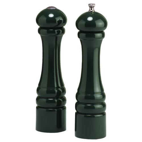 Chef Specialties 10800 10" High Autumn Hues Professional Pepper Mill & Salt Shaker Set