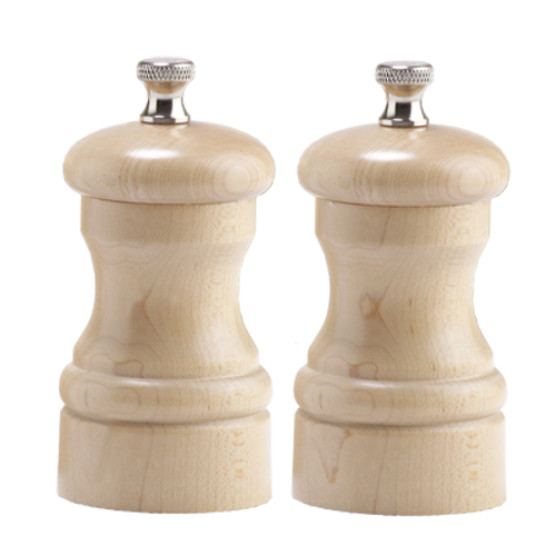 Chef Specialties 04302 4" Capstan Salt Mill/Pepper Mill Set