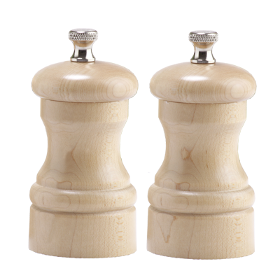 Chef Specialties 04302 4" Capstan Salt Mill/Pepper Mill Set