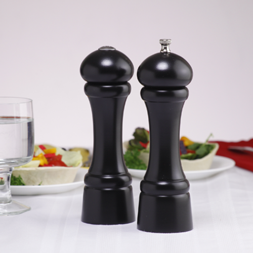 Chef Specialties 08301 8" Chef Professional Series Windsor Salt Shaker/Pepper Mill Set