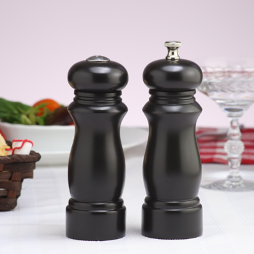 Chef Specialties 06301 6" Chef Professional Series Salem Salt Shaker/Pepper Mill Set