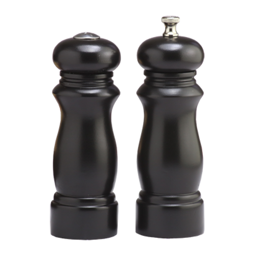 Chef Specialties 06301 6" Chef Professional Series Salem Salt Shaker/Pepper Mill Set