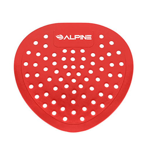 Alpine ALP4112-CHERRY Flat Urinal Screen, Cherry, 10 Pack (Packed by 3)