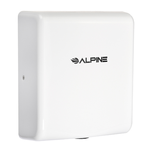 Alpine ALP405-10-WHI White Willow Hand Dryer with HEPA Filter - 110-120 Volts