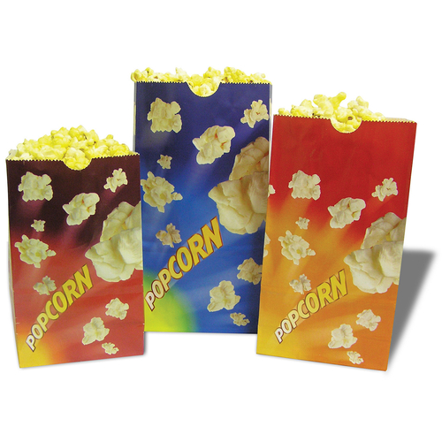 Winco 41232 32 Oz. Benchmark Popcorn Butter Bags (100 Bags Per Pack)