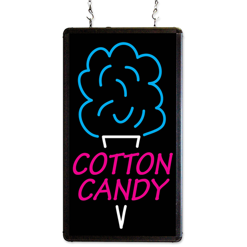 Winco 92005 "Cotton Candy" LED Back Lighting Benchmark Ultra-Bright Merchandising Sign