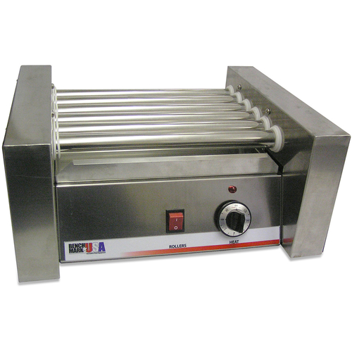 Winco 62010 10 Hot Dog Capacity Benchmark Hot Dog Roller Grill - 120V 420W