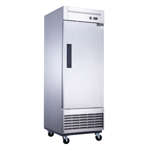 Dukers D28R 28"W Stainless Steel Solid Door Refrigerator