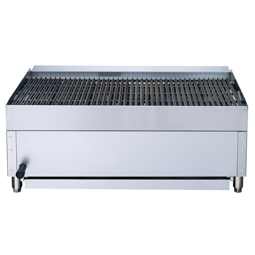 Dukers DCCB36 36"W Gas Countertop Charbroiler - 105,000 BTU