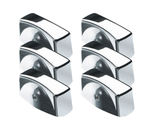 Krowne 25-200 6 Piece Chrome Krowne Oven Knob