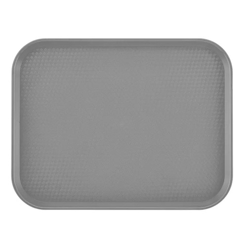 Cambro 1216FF107 Pearl Gray Rectangular Fast Food Tray - 24/Case