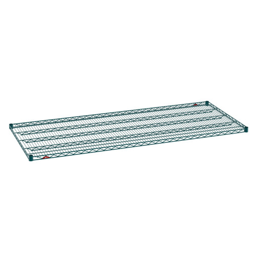 Metro 3072NK3 72" x 30" Green Wire Super Erecta Super Wide Shelf