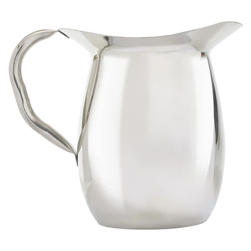 Winco WPB-3 3 Qt. Stainless Steel Bell Pitcher