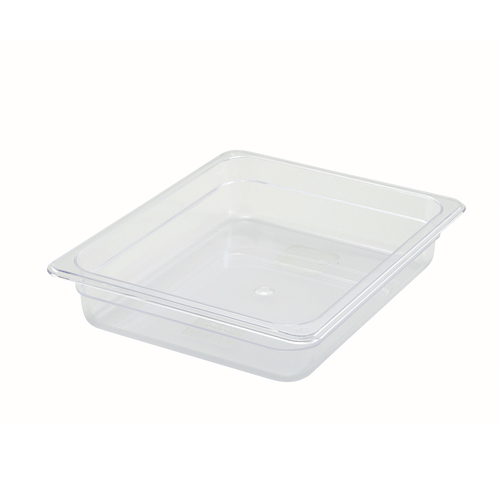 Winco SP7202 1/2 Size 2 1/2" Deep Poly-Ware Food Pan