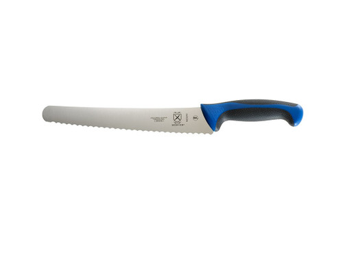 Mercer M23210BL Millennia 10" Color Handles Bread Knife