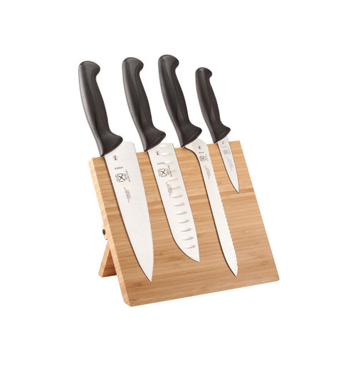 Mercer M21981 3 1/2" 5 Piece Japanese Stain-Resistant Steel Blades With Black Handles