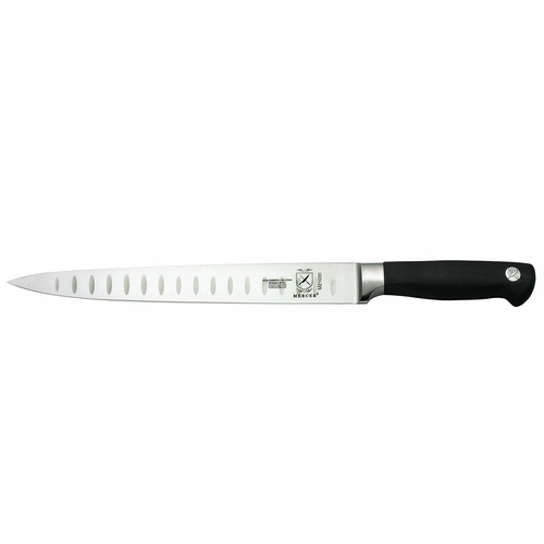 Mercer M21030 10" German Steel Genesis Carving Knife With Black Santoprene Handle