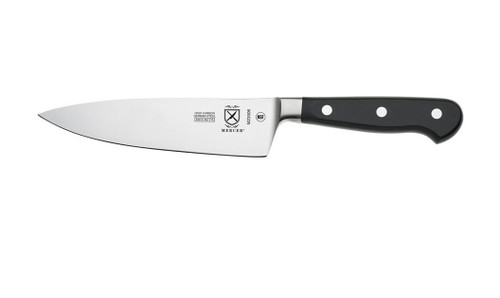 Mercer M23506 6" Black Handle Chef's Knife