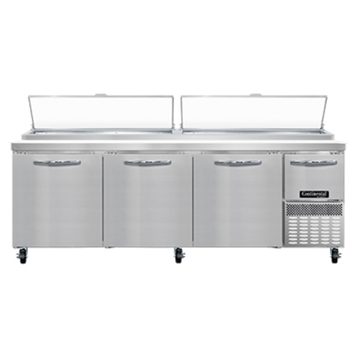 Continental Refrigerator PA93N 93" W Pizza Prep Table