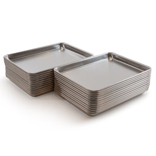 Bakn BAKSP1309 9.5" x 13" 19 Gauge Aluminum Sheet Pan