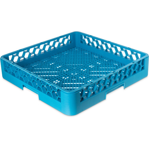 Carlisle RF14 Full Size Polypropylene Blue OptiClean Dishwasher Combination/Flatware Rack