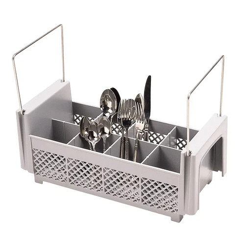 Cambro 8FB434151 Camrack Flatware Washing Basket Half Size - 6/Case