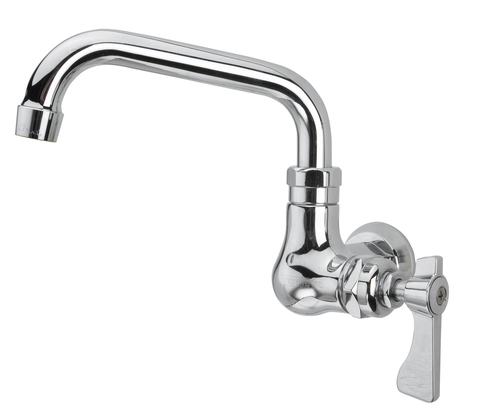 Krowne 16-170L Wall Mounted Royal Series Faucet with Single Hole 6" Swing Spout