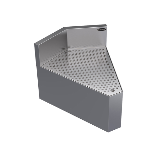 Krowne KR24-DRC45 45 Degree Angle Stainless Steel Royal Series Underbar Corner Angle Filler