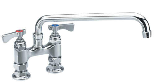 Krowne 15-408L Deck Mount Royal Series Faucet with 4" Centers and 8" Swing Spout