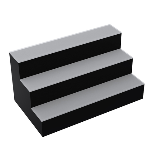 Krowne KR-3T24-R 18 Bottle Capacity Royal Series Lighted Countertop Liquor Display