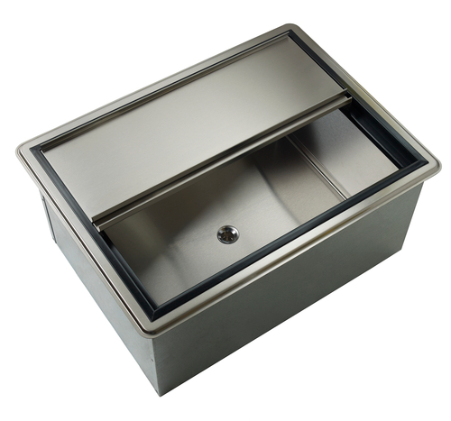 Krowne D2712-7 27" x 20" Stainless Steel Ice Bin Drop-In