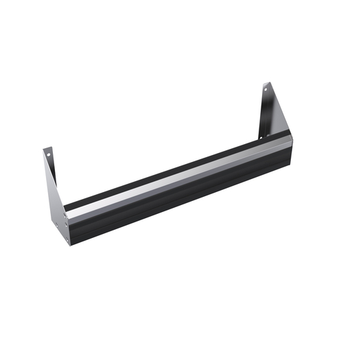 Krowne RS-40 40"W x 5"D Stainless Steel Silver Series Single Speed Rail