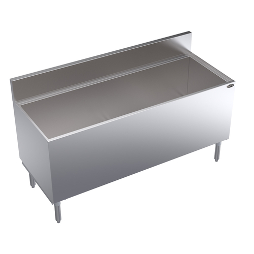 Krowne KR24-CB60 60"W x 24"D Stainless Steel Royal Series Underbar Chill Master Beer Bin