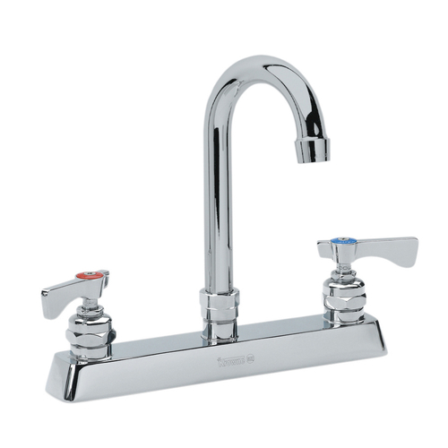 Krowne 15-525L Deck Mount Royal Series Faucet with 8" Centers 3-1/2" Gooseneck Spout
