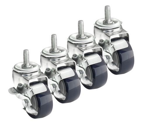 Krowne 28-164S 3" Polyurethane Wheels Metric Thread Caster