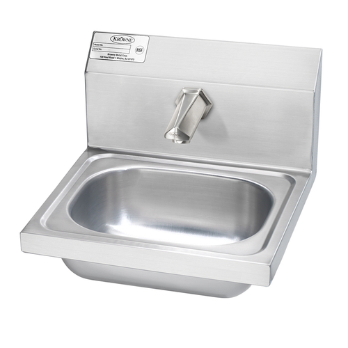 Krowne HS-69 15-3/4"W X 15-1/4"D X 13-3/8"H 7-3/4"H And Backsplash 12-1/2" Wide X 9-3/4 Front-To-Back X 5-5/8 Wall Mounted